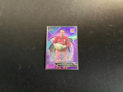 2022-23 Topps Finest Bundesliga Autograph Purple Wave #BCA-MR Manuel Riemann /80 - Image 1 of 2