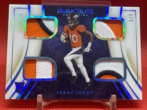 2020 Immaculate Collection Jerry Jeudy Quad Patch RC 2/5 SSP #QJ9 - Bild 1 von 2