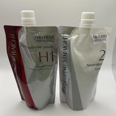 Juego de plancha y neutralizador de cabello liso cristalizante Shiseido (H1+2) 400 g Foto 1 de 4