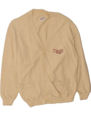Cárdigan suéter grande beige Benetton para hombre AJ05 Foto 1 de 4
