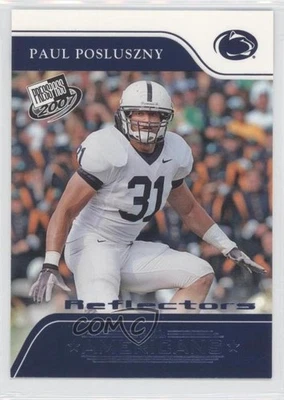 2007 Press Pass All Americans Blue Reflectors Paul Posluszny #83 Rookie RC - Image 1 of 2