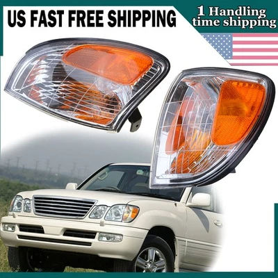 2X For Lexus LX470 1998-2007 Side Marker Lamp Corner Lights Parking Turn Signal - Imagem 1 de 4