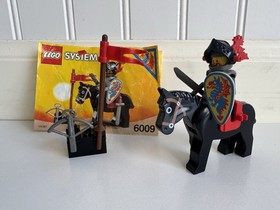 LEGO System 6009 - Black Knight with Instructions - 1992 - Complete