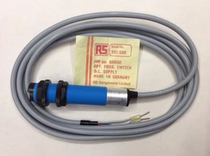 100mm RANGE OPT. PROX. SWITCH D.C. SUPPLY RS No. 302-508 - Picture 1 of 1