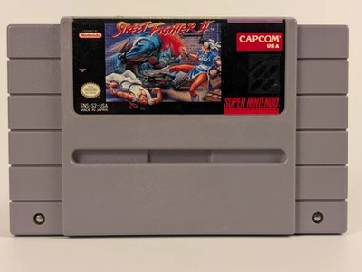 Street Fighter II (Super Nintendo, SNES) - Authentic, Tested & Working⬅️🔥 - Image 1 of 4