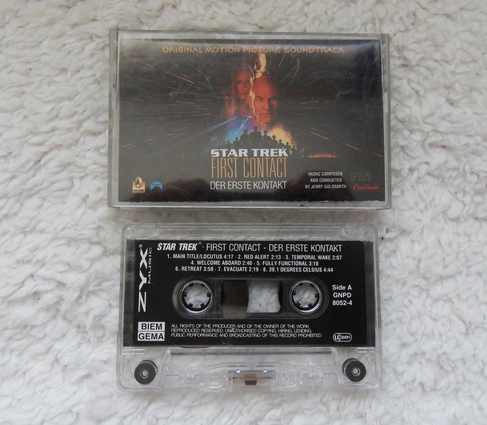 Star Trek First Contact Original  Motion Picture Soundtrack Cassette - Image 1 of 1