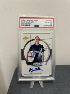 Mak Whitham 2024 Parkside NWSL Vol 2 Signature Series /399 Auto RC PSA 10 Pop 11 - Bild 1 von 2