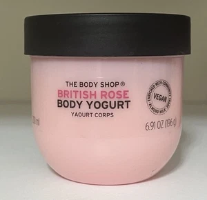 THE BODY SHOP British Rose Body Yogurt 48 Hour Moisturizer Vegan 6.91 oz NEW - Picture 1 of 2