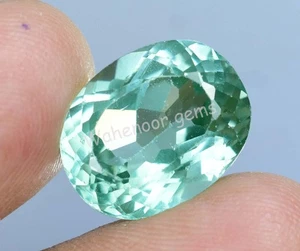 Natural Grandidierite 12.35 Ct Green-Blueish Oval Certified Loose Gemstone - Picture 1 of 5