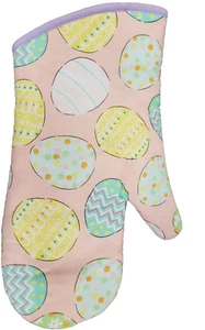 Bedruckter Jumbo Küche Baumwolle Ofenhandschuh (7"x13") BUNTE OSTEREIER # 2, GR - Bild 1 von 7