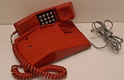 Vintage Retro  Northern Telecom Contempra Push Button Telephone Red *Works • 29.90€