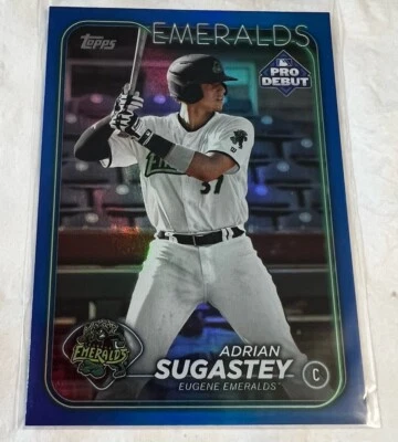2024 Topps Pro Debut Blue Foil /150 Adrian Sugastey No. PD-45! - Image 1 of 2