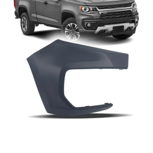 Plastic Black Front Passanger Side Bumper Cover Fit For 2021-2022 Chevy Colorado - Foto 1 di 21