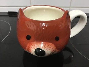 Two Ceramic Tea Or Coffee Foxy Mugs - Picture 1 of 8