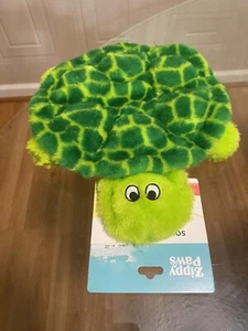 Zippy Paws Squeakie Crawler SLOWPOKE THE TURTLE Plush Dog Toy New -10” - Picture 1 of 4