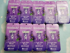 LOTTO (9) RASOI USA E GETTA SKINTIMATE DA DONNA FIORI VIOLA TOTALE DI 36 RASOI - Foto 1 di 2