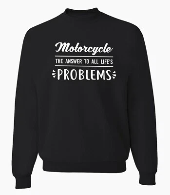 摩托车 卫衣 自行车 赛车 摩托车 礼物 骑手 有趣毛衣 — 第 1/2 张图片