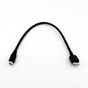 USB 3.1 Type-C Male To USB 3.0 Micro B Male Data Cable For Tablet Phone HDD 1FT - Picture 1 of 7