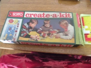 RARE Vintage 1960s TORRO CREATE-A-KIT toys of tomorrow LEGO? set antique IN BOX - Picture 1 of 3