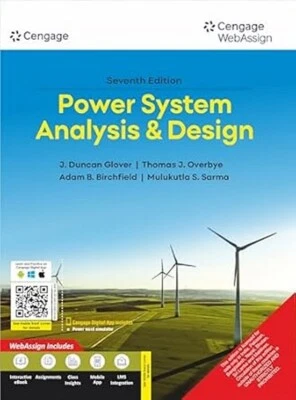 Power System Analysis and Design MindTap by Glover 7th INTLED -9789360530075