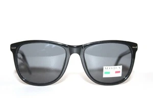 BRAND NEW MODA IM 202 BLACK POLARIZED SUNGLASSES ADULTS RX FRAMES 54-18-140 MM - Picture 1 of 7
