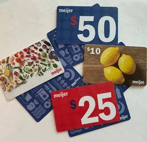 Meijer gift cards, total verified value $230 on 9 gift cards, free USPS shipping - Picture 1 of 1