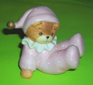 ⭐ VINTAGE ENESCO LUCY RIGG & ME BEAR TUMBLER IN PINK 1985 - Picture 1 of 2