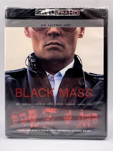 BLACK MASS 4K Ultra HD Blu-ray Johnny Depp Benedict Cumbernbatch NEW SEALED - Picture 1 of 3