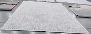 L BLUE / IVORY 10' X 14' Damaged Binding Rug Reduced Price 1172743052 CAM123A-10 - Picture 1 of 4
