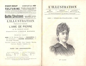 STAR Teatro Comedia Francesa JULIA BARTET Actriz Foto 1890 N2 - Picture 1 of 2