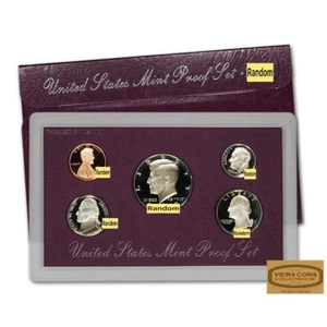 1990 U.S Proof Set with Original Purple Box - #C90NQ - Picture 1 of 1