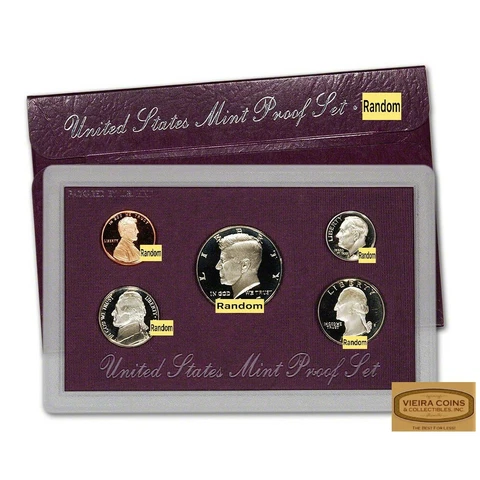 1985 U.S Proof Set with Original Purple Box  - #C85NQ Cover