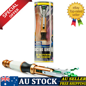 Doctor Who 12th Sonic Screwdriver Toy - Green Light & Sound - Collectible Gift-