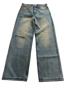 Elwood Straight Leg Denim Pant in Indigo Blue - Picture 1 of 4