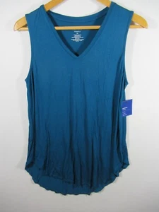 NEW Apt 9 Sleeveless Tunic Tank Top Women Medium Teal - Picture 1 of 4