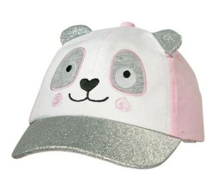 MAXIMO GIRLS BASECAP "PANDA" MIT ÖHRCHEN ROSA/SILBER NEU Gr. 47-49 - Bild 1 von 1
