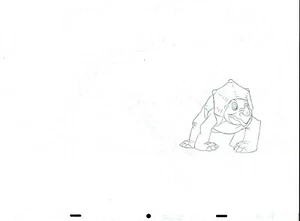 LAND BEFORE TIME DRAWING OF CERA 111122-C49 BURGER KING COMMERCIAL - Picture 1 of 1