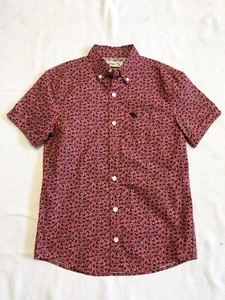Abercrombie Kids Boys Button Down With Monkey Print Sz M (12) NWOT - Picture 1 of 7
