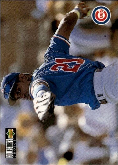 1996 Collector's Choice #403 Cubs Checklist - Image 1 of 2
