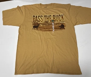 Nuova maglietta Cabela’s Pass The Buck padre/figlio caccia taglia large marrone chiaro - Foto 1 di 5