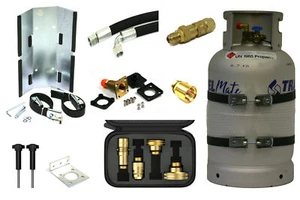 ALUGAS TRAVELMate Zestaw LPG Butla zbiornika gazu 27L Wielokrotnego napełniania 80% Stop napełniania LPG - Zdjęcie 1 z 16