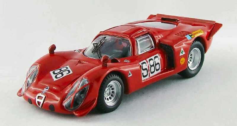 Modellino auto scala 1:43 Best Model  ALFA ROMEO 33.2 N.86 15th NURBURGRING  ... - Immagine 1 di 1