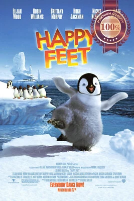 HAPPY FEET 2006 ORIGINAL OFFICIAL CINEMA MOVIE FILM PRINT PREMIUM POSTER Foto 1 de 4