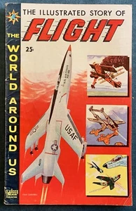 The World Around Us #8  April 1959  The Illustrated Story Of Flight  - Picture 1 of 3
