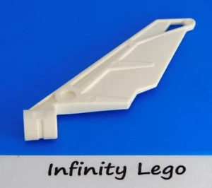 4 LEGO White Wing with Axle Hole Ningago (61800) - 4 Pieces - Picture 1 of 1