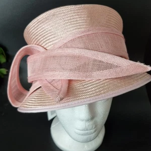 Ladies Pink Wedding Occasion Formal Wear Hat By Whiteley Races Event - Picture 1 of 1