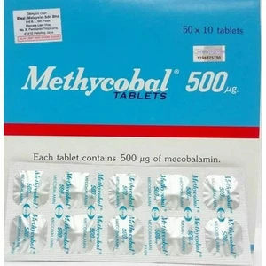 50 X 10's Comprimidos Meticobal 500mcg Vitamina B12 Para Entumecimiento y Nervios ENVÍO EXPRESO - Imagen 1 de 8