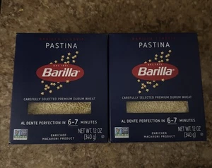 2x 12oz Barilla Pastina Pasta Exp: 12/26 - Picture 1 of 3