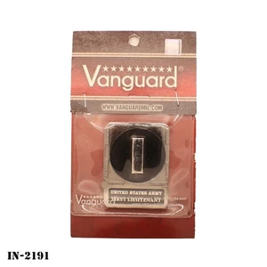 Rank Challenge Coin with Sleeve ~ US Army 1st Lieutenant O2 ~ Gun Metal ~ NEW - Picture 1 of 4