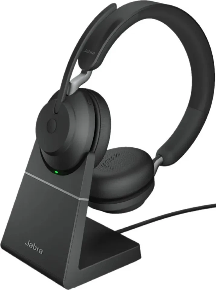 Jabra Evolve2 65 Stereo Bluetooth Headset USB-A Duo mit Ladestation Schwarz - Bild 1 von 1